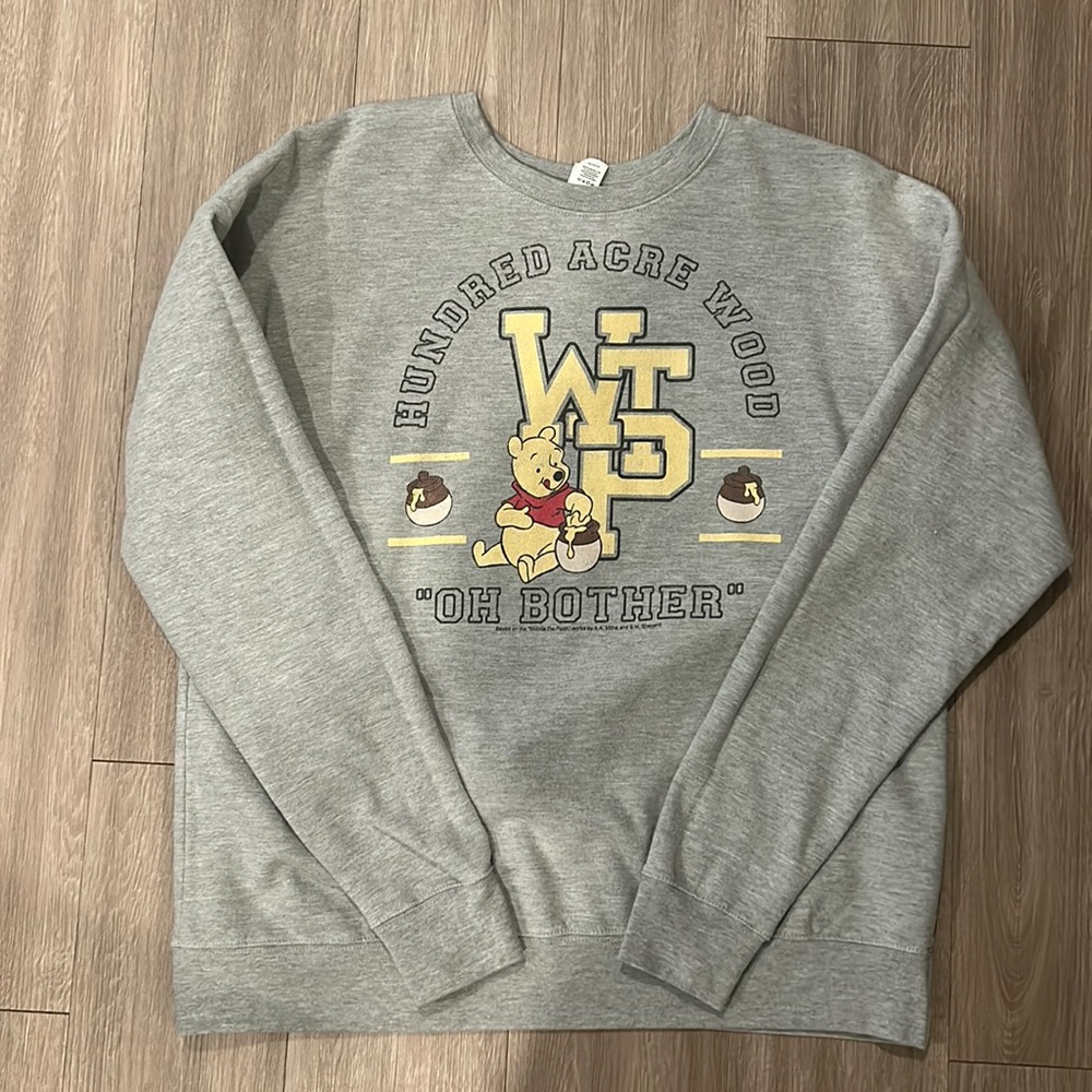 Disney Winnie the Pooh Honey Sweatshirt Collegiate Style
